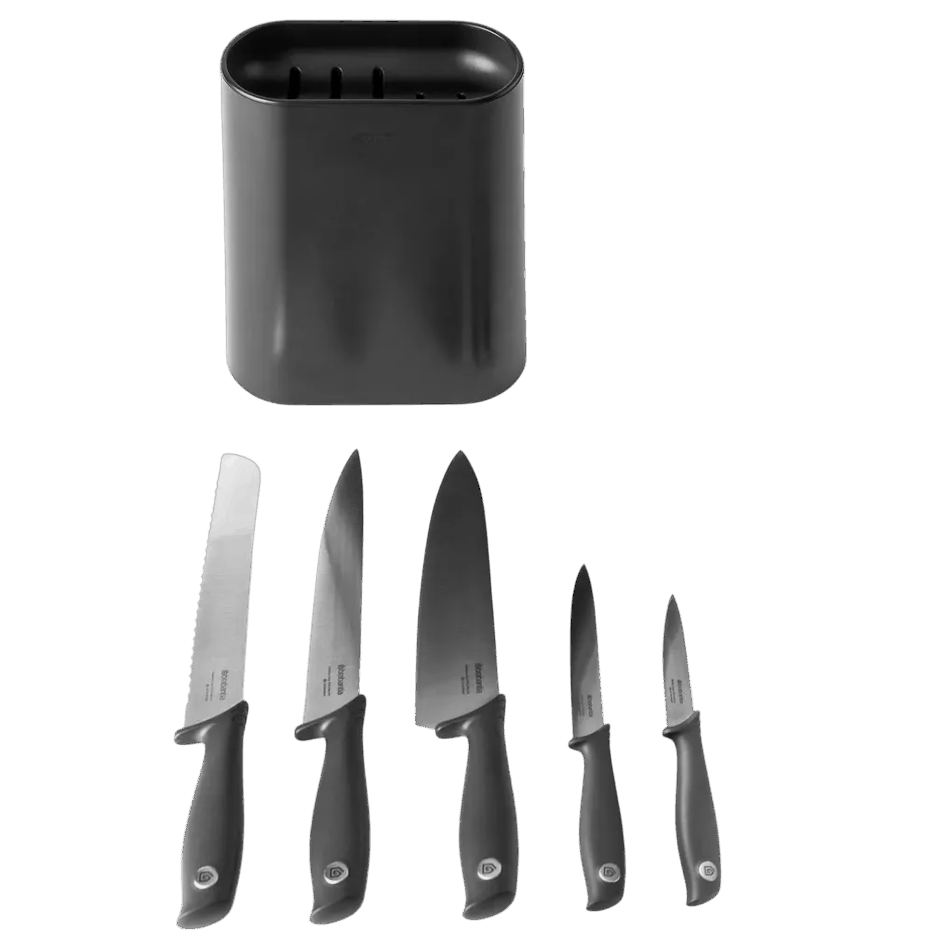 Bıçaq dəsti Brabantia Tasty Plus 5 parça 123061 — Bıçaqlar və doğrama taxtaları, Bakı (3)