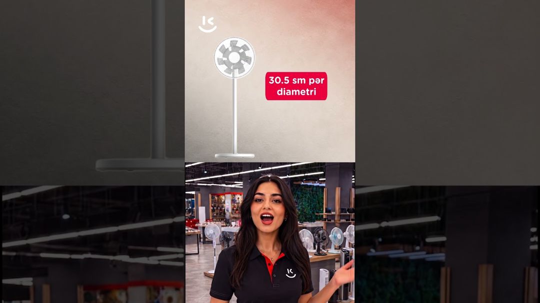 Ventilyator Xiaomi Smart Standing Fan 2 — Ventilyatorlar, Bakı (3)