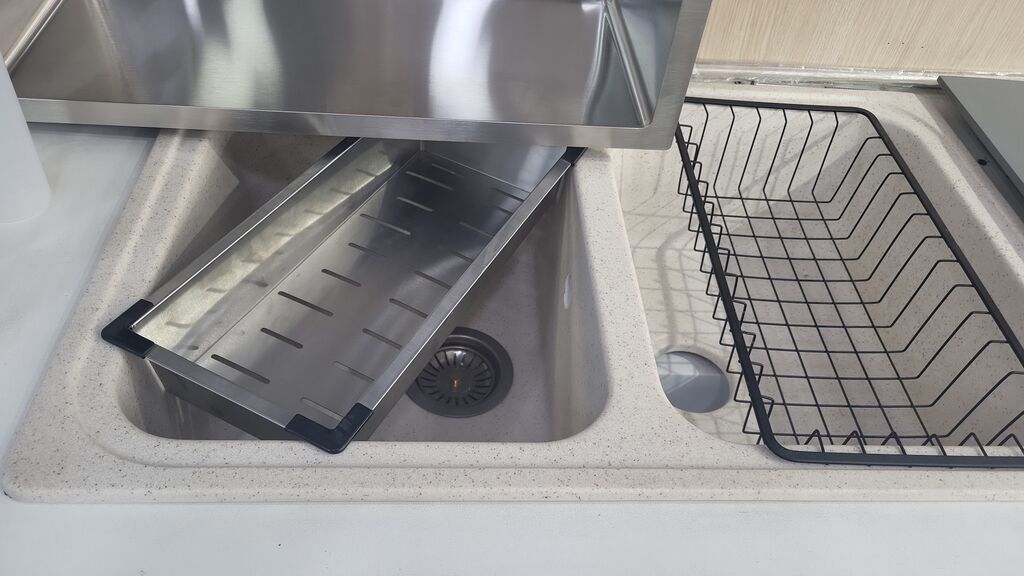 Mətbəx üçün ikitərəfli və təkqablı lavabo modelləri - Materiallar — Santexnika, Bakı (8)