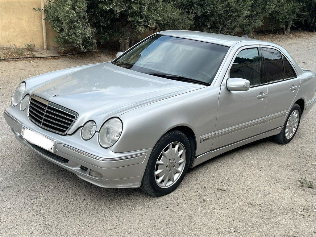 Mercedes E 220, 2.2 L, 2000 il, 440 000 km — Avtomobillər, Bakı (5)
