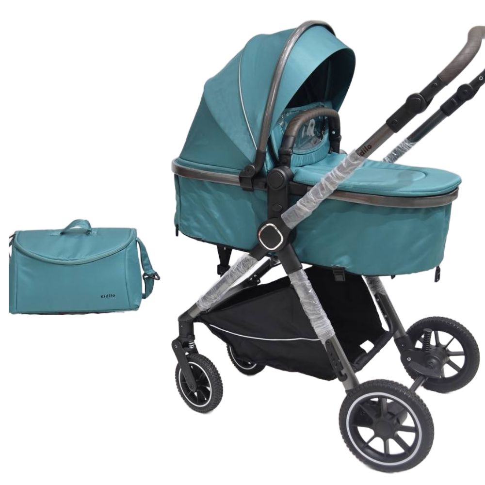 Uşaq arabası Kidilo H5 Green — Arabalalar, Bakı (3)