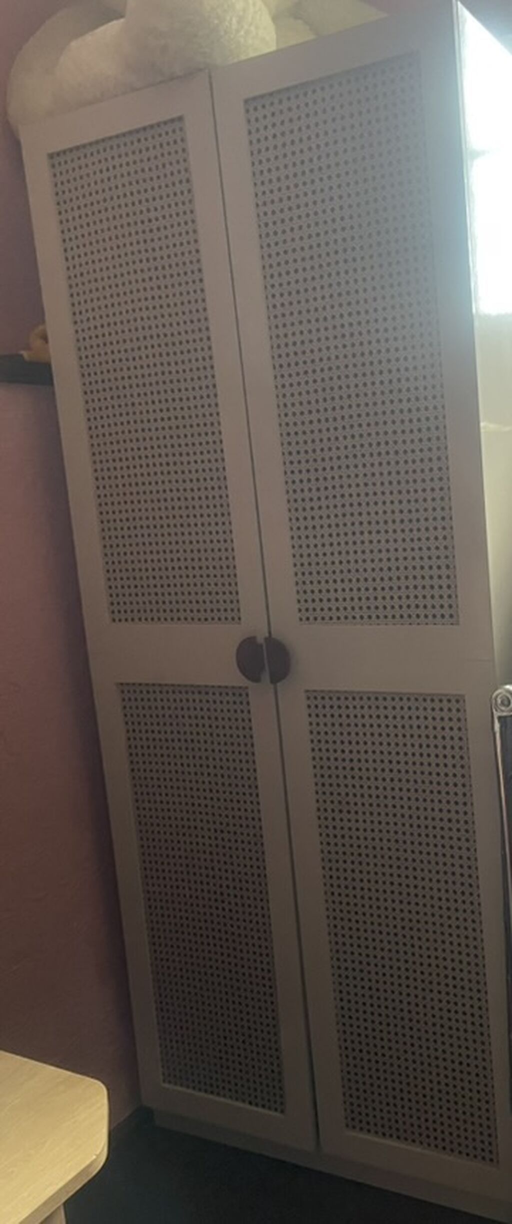 Rattan detallı garderob dəstləri - Dizayn: Açıq krem rəngdə — Mebel, Bakı (2)