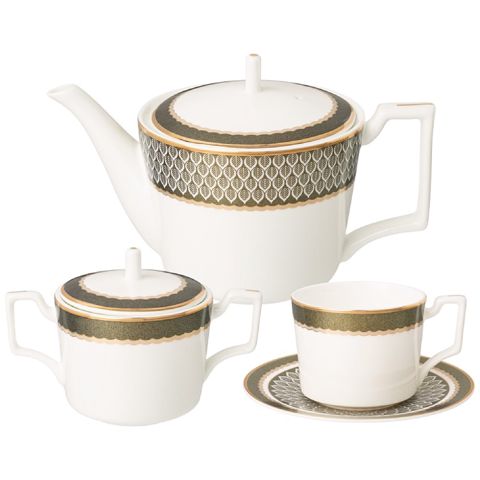 Çay dəsti Lefard Peacock 14 parça 6 nəfərlik (440-291) — Столовая посуда