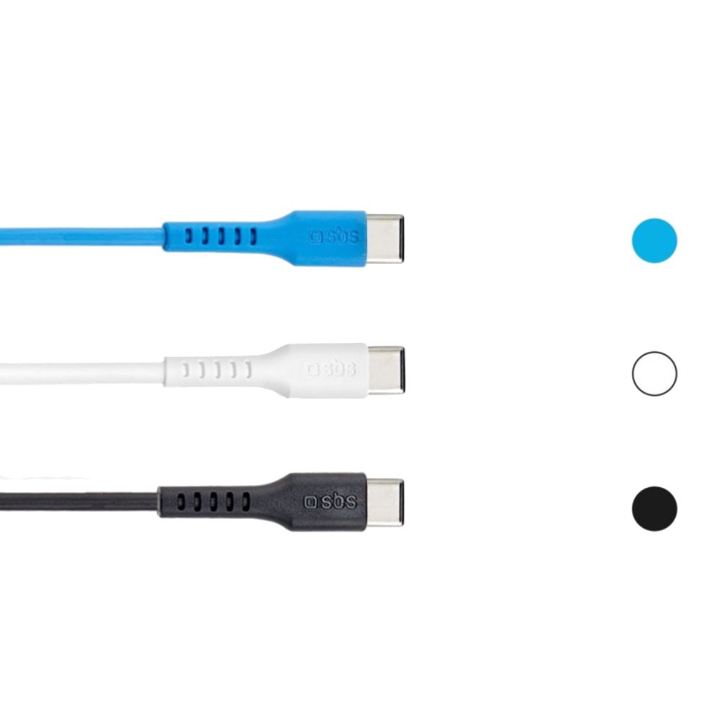 Naqil dəsti SBS USB Type-C to USB Type-C 3×1.2 m TEKITCC3X1WBK — Mallar, Bakı (2)