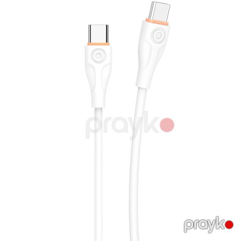 Naqil Euroacs EU-Y21 USB Type-C to USB Type-C 2 m ACHRKA440402 White — Bakı
