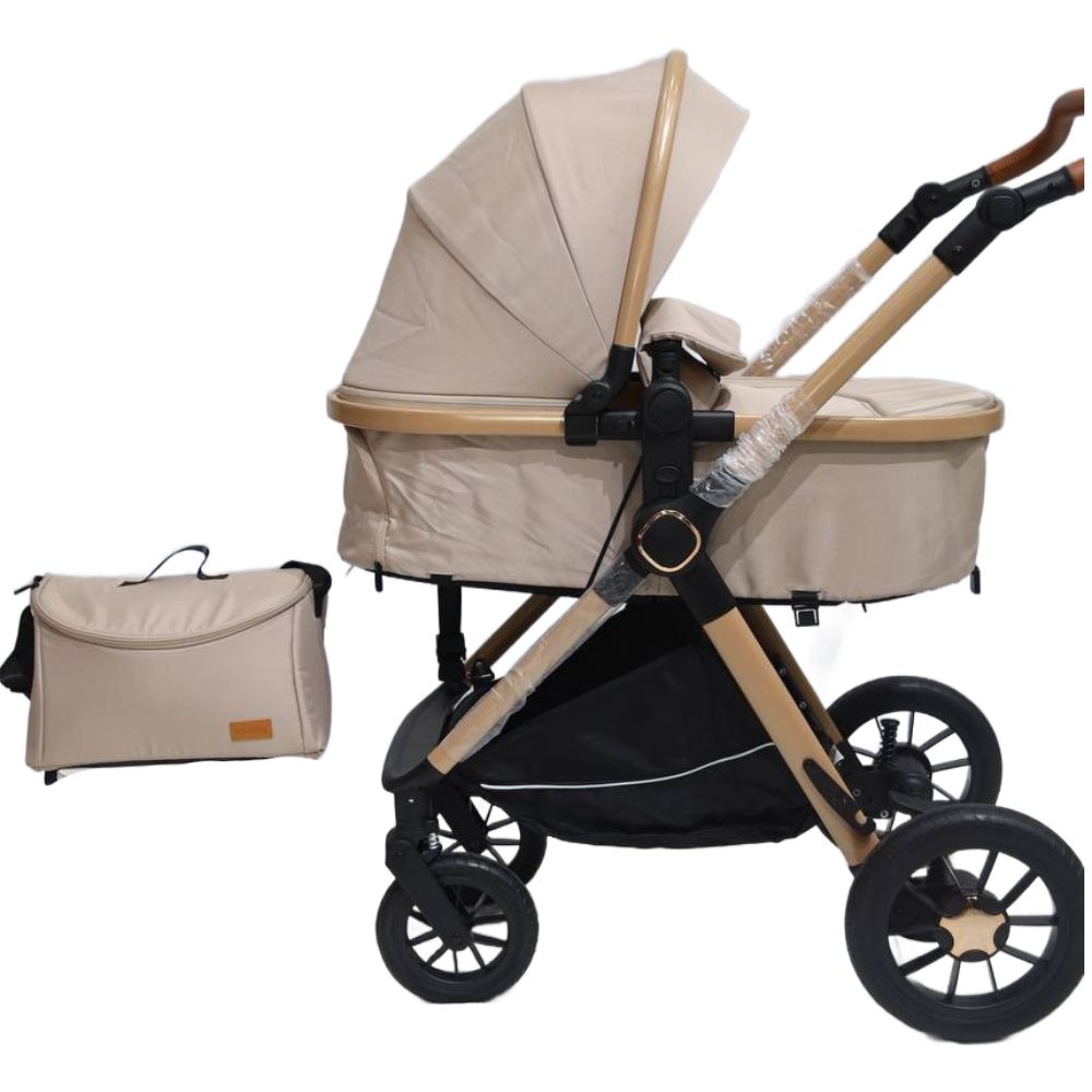 Uşaq arabası Kidilo H2D Beige — Arabalalar və avtokresloları, Bakı (2)