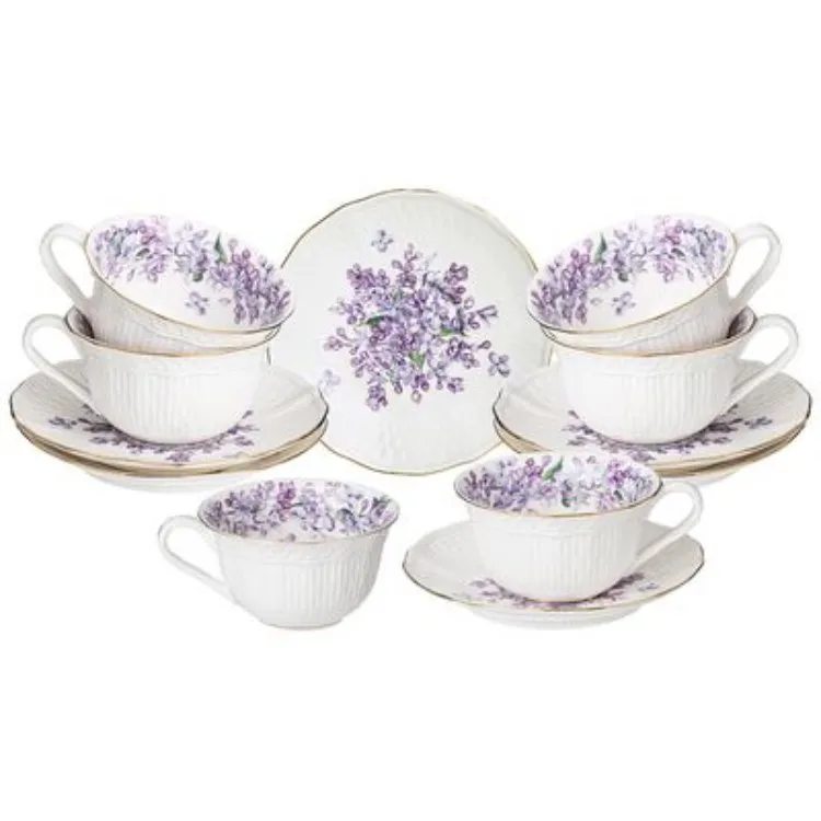 Çay dəsti Lefard Lilac 6 nəfərlik 12 parça 250 ml (760-756) — Bakı