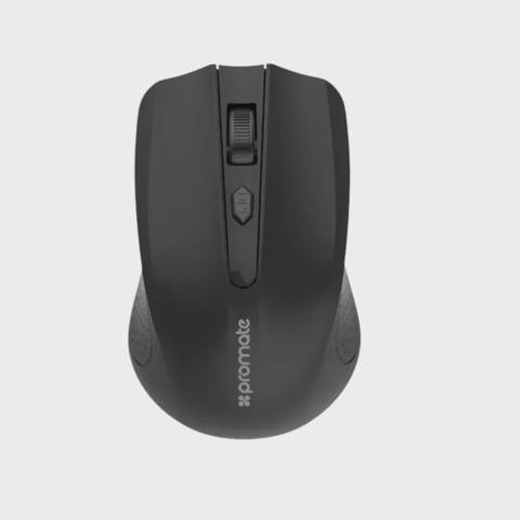 Simsiz kompüter sıçanı Promate 2.4GHz Ergonomic Optical, Black (CLIX-8) — Baku Electronics — Computers & Laptops