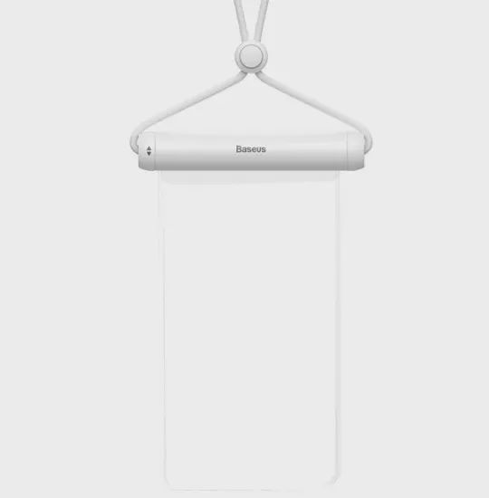 Baseus Case Waterproof Cylinder Slide Cover FMYT000002 White — Çexollər, Bakı