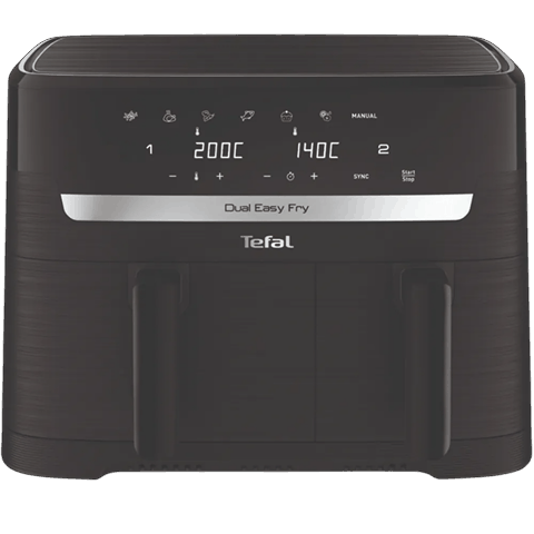 Tefal EY901N10 dual easy fry essentıal black — Bakı