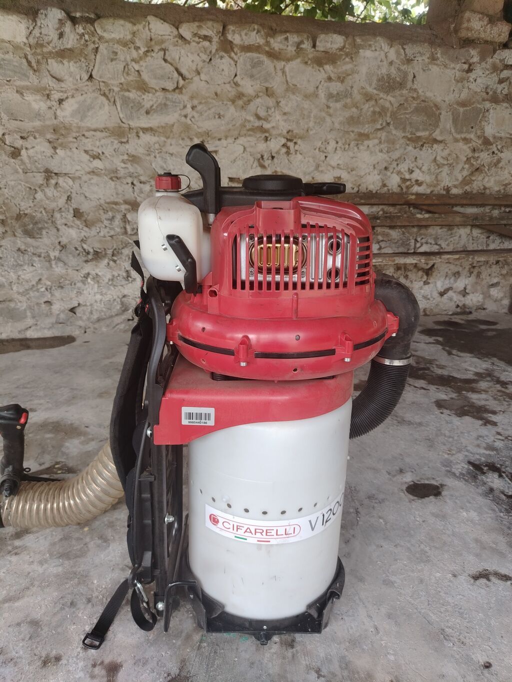 Cifarelli V1200 benzinli çiyin tipli vakuum toplayıcı - Marka/model — Kənd təsərrüfatı avadanlığı, Oğuz (2)