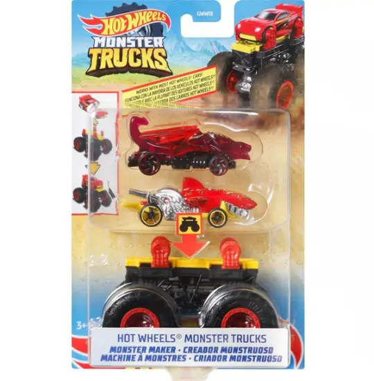 Hot Wheels Monster Trucks Monster Maker GWW13-979B/ GWW18-LA10 TPN3 — Bakı