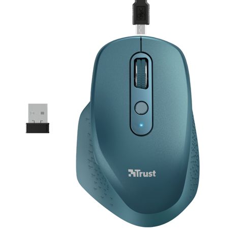 Simsiz kompüter siçanı Trust Ozaa Rechargeable S Mouse Blue (24034) — Bakı