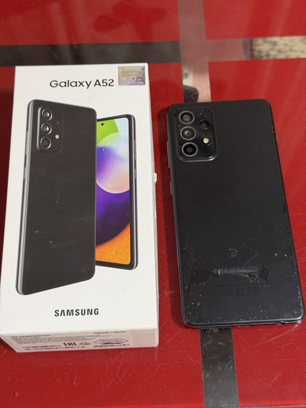 Samsung Galaxy A52, 128 GB, rəng - Qara, Barmaq izi, Face ID — Samsung, Bakı (3)
