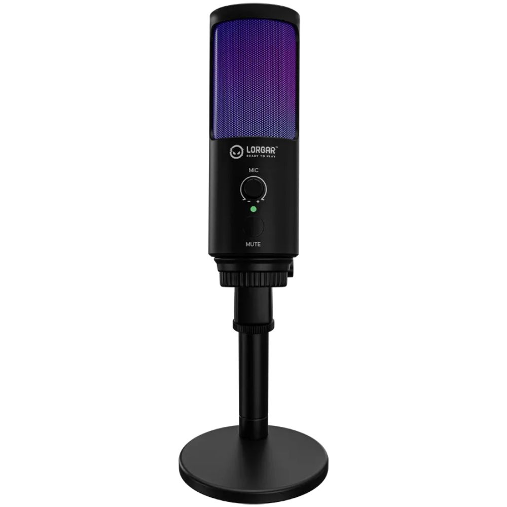 Oyun mikrofonu Lorgar SMP40 RGB LRG-SMP40-BK Black — Mallar, Bakı (2)