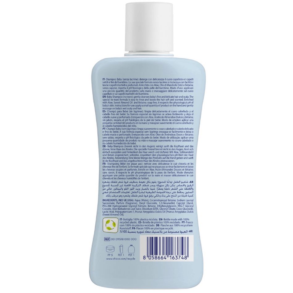 Uşaq üçün şampun Chicco Natural Sensation 200 ml 00011518000000 — Mallar, Bakı (2)