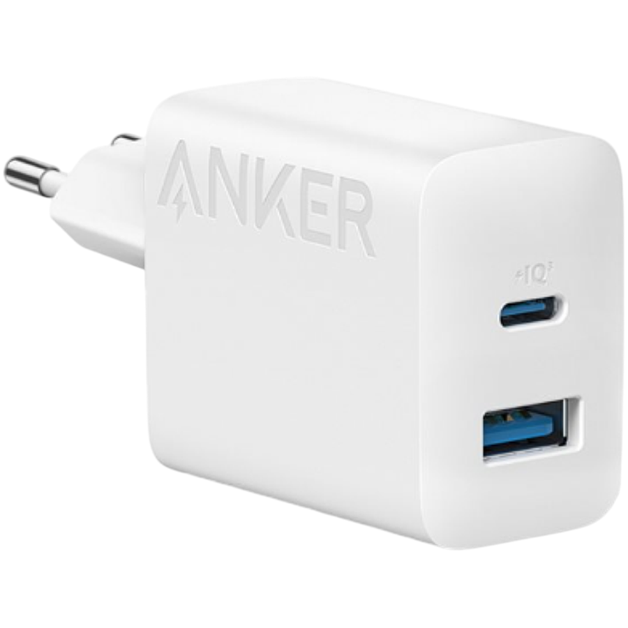 Adapter Anker 20W Wall (2 Ports) White — Ağıllı ev