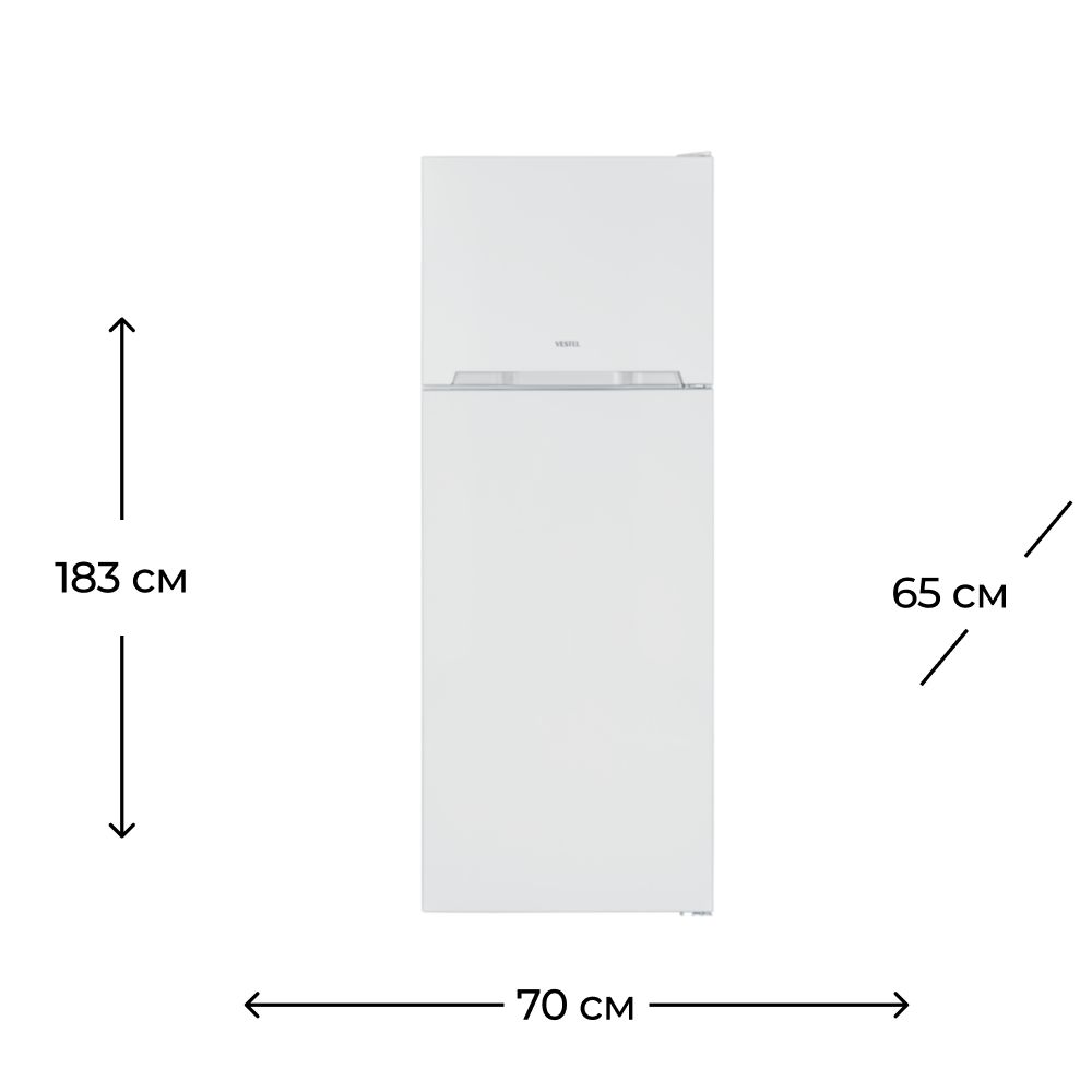 Soyuducu Vestel RS620TF3M-W — Soyuducular, Bakı (4)