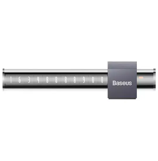 Baseus Parking Number Plate CNHM020014 Gray — Otomobil