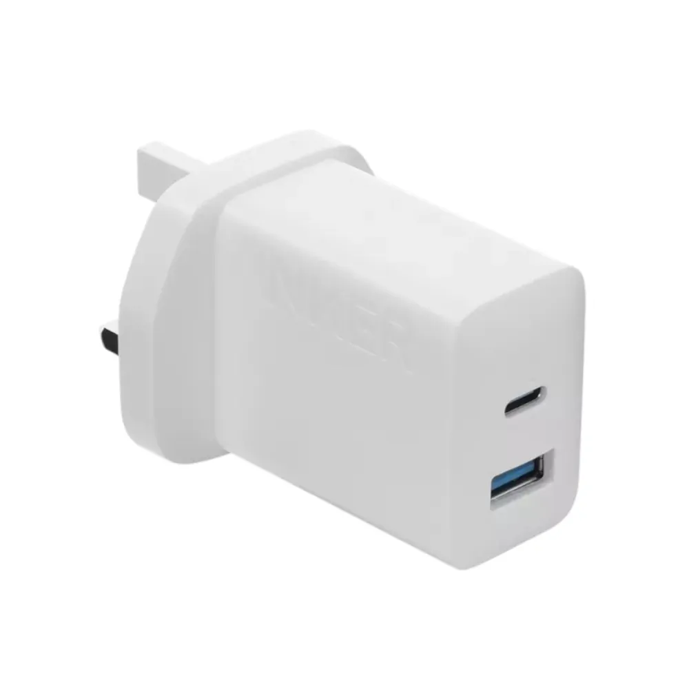 Adapter Anker (20W, 2-PORT) with Usb-c Cable, White — Ağıllı ev
