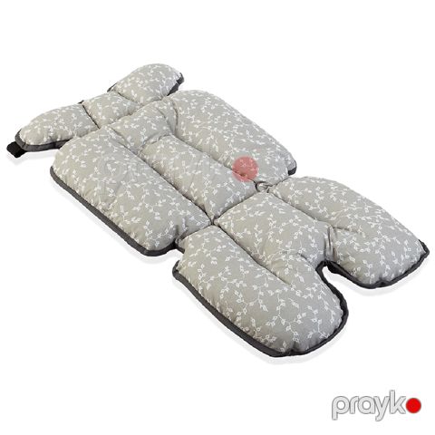 Uşaq arabası və yedirmə oturacağı içliyi BabyJem Boz çiçək 8681049275073 — Bakı
