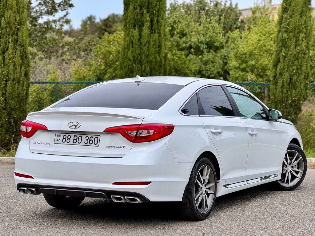 Hyundai Sonata, 2.0 L, 2016 il, 124 000 km — Avtomobillər, Bakı (8)