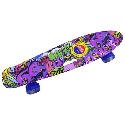 Skateboard Mlsd Handle Cartoon Violet — Bakı