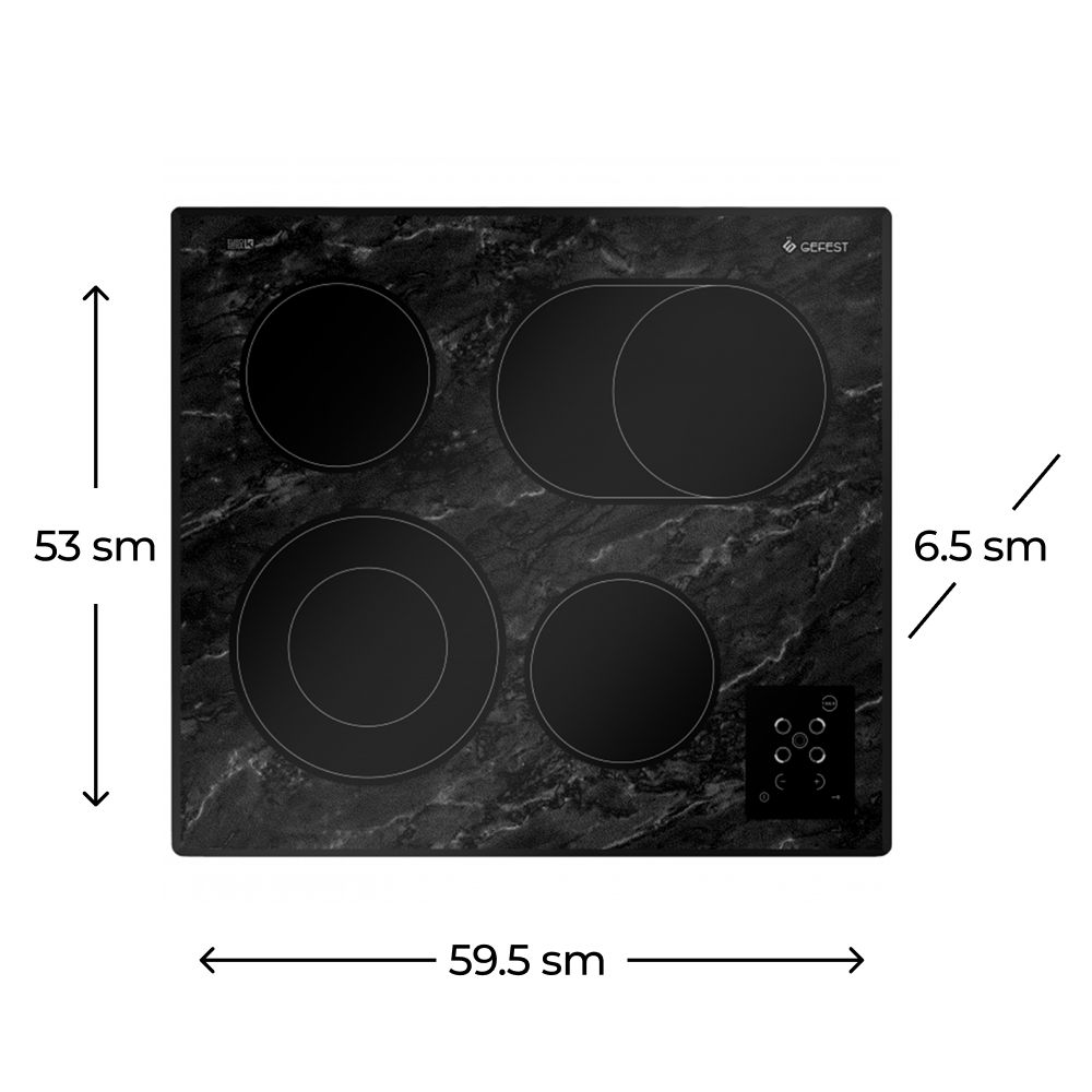 Plitə Gefest 4231 К53 — Mətbəx texnikası, Bakı (4)
