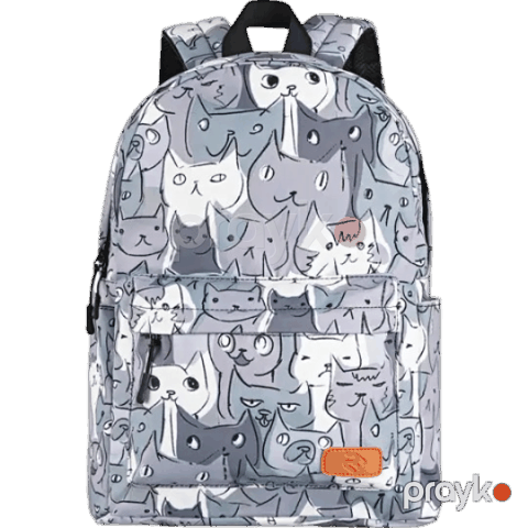 2E Teens Pack Cats 2E-BPT6114GC Backpack Gray — Bakı
