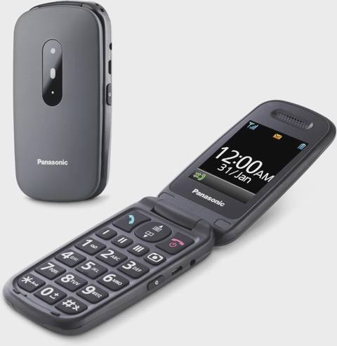 Telefon Panasonic TU446EXG Rubber Grey — Түймелі телефондар