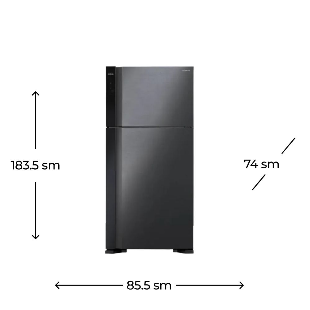 Soyuducu Hitachi R-V660PUC7-1 BBK — Soyuducular, Bakı (2)