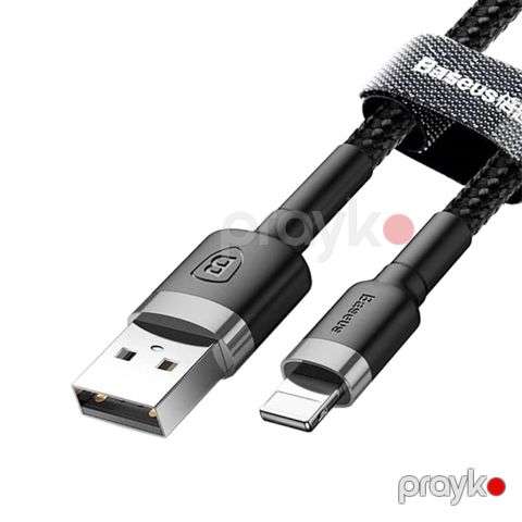 Baseus Lightning Kabel 1 m Siyah (CALKLF-BG1)