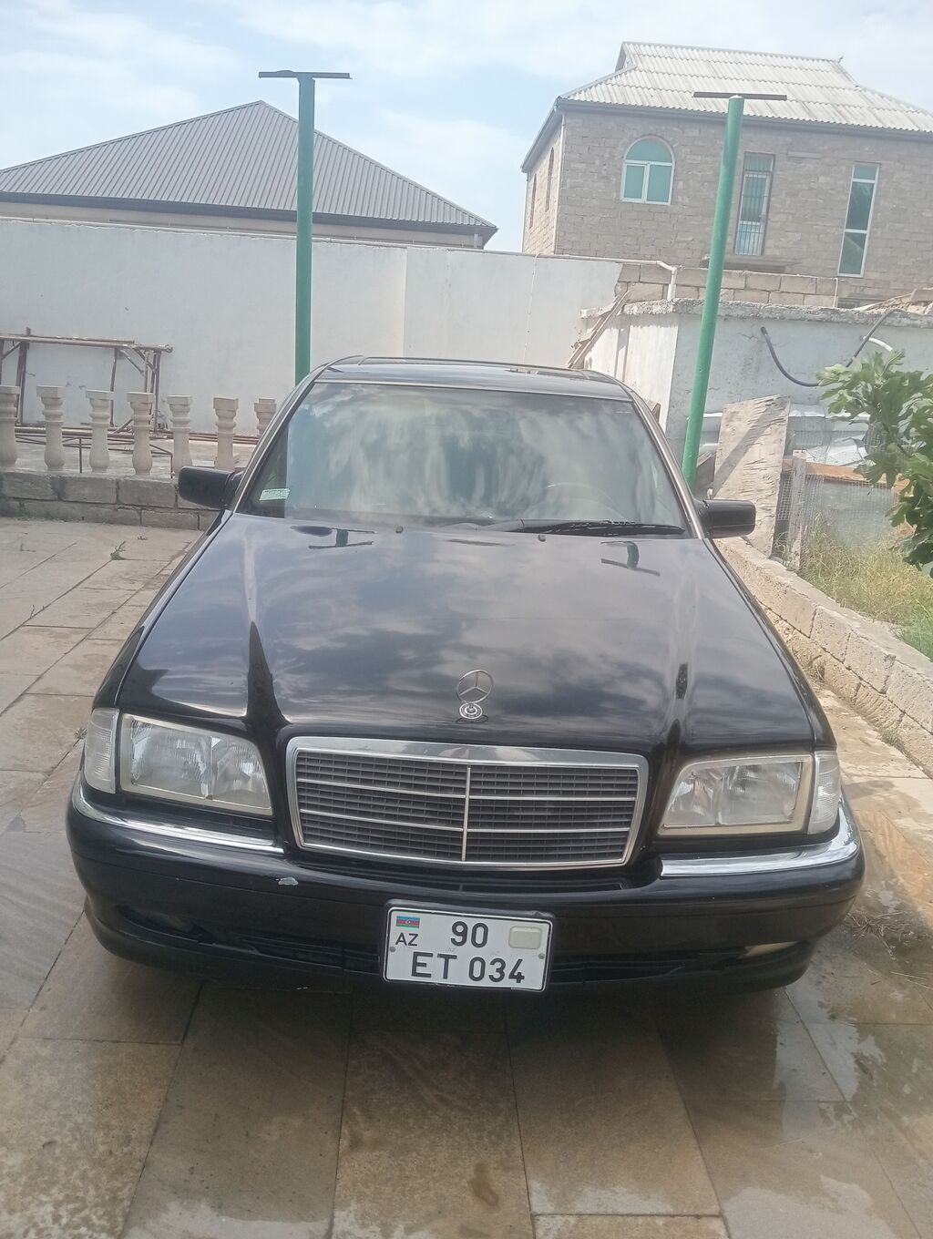 Mercedes-Benz E-Class (W210) sedan - Kuzov: 4 qapılı sedan, qara rəng — Avto, Bakı (4)