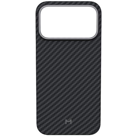 Qoruyucu örtük Magssory iPhone 17 Pro Max Aramid Frame CFB045 Black — Bakı