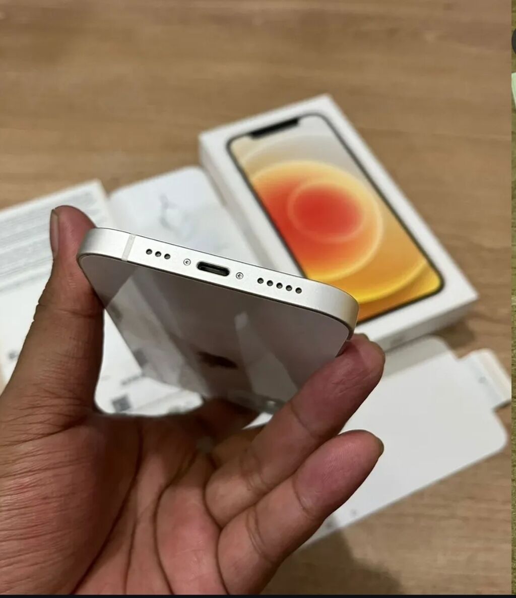 IPhone 12, 128 GB, Ağ, Zəmanət, Kredit, Simsiz şarj — Apple iPhone, Bakı (6)