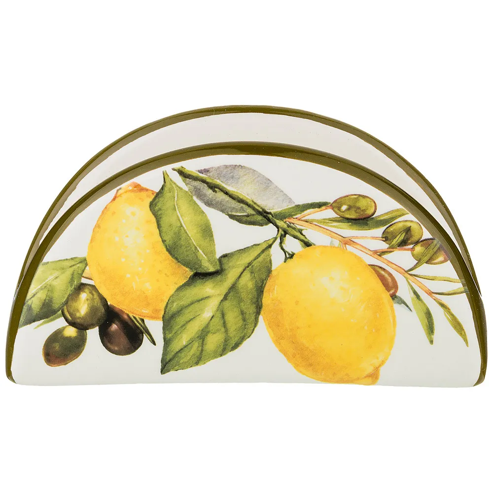 Salfet qabı Agness Limon 13.5x4x7 sm — Bakı