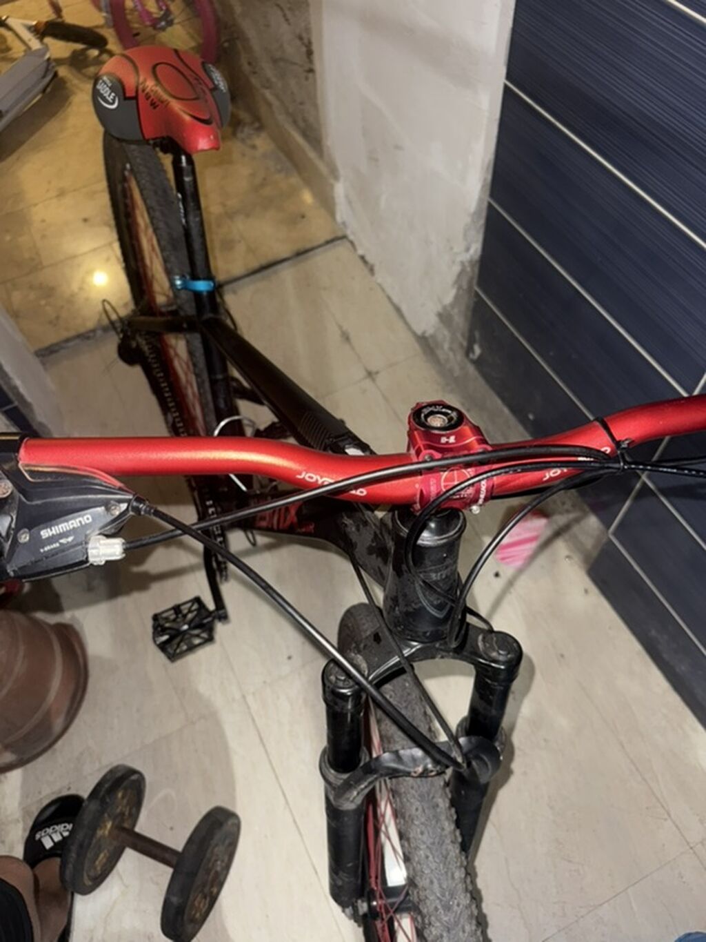 BMX GTR dağ velosipedi - Rəng: Qara/qırmızı kombinasiya - Çərçivə — Dağ velosipedləri, Bakı