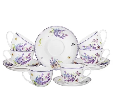 Çay dəsti Lefard Provans Lavanda 6 nəfərlik 12 parça 330 ml (104-920) — Bakı