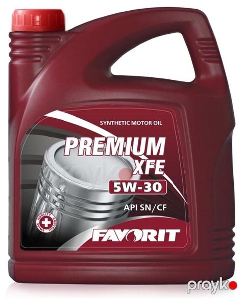 Mühərrik yağı Favorit Premium XFE SAE 5W-30 4L Plastic — Bakı