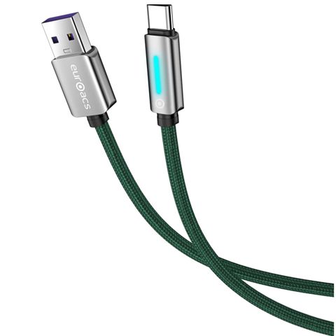 Naqil Euroacs EU-Z172 USB Type-A to USB Type-C 1 m ACHRKA440444 Green — Bakı
