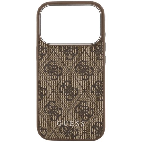 Qoruyucu örtük Guess iPhone 17 Pro GUHMP17LP4GSSMCW Brown — Bakı