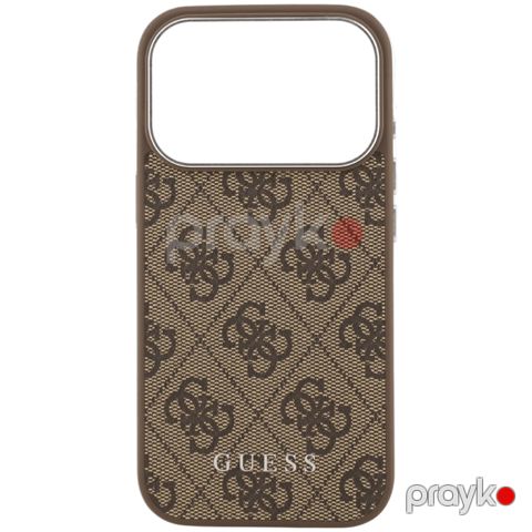 Qoruyucu örtük Guess iPhone 17 Pro GUHMP17LP4GSSMCW Brown — Bakı