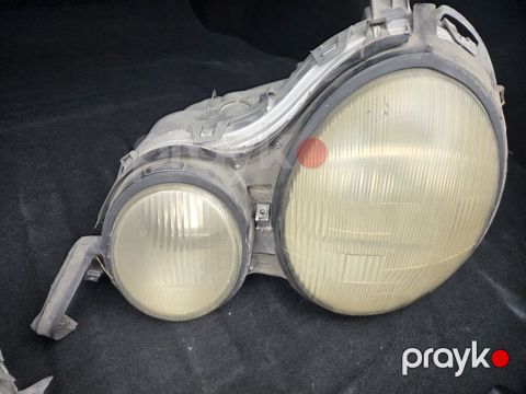 Mercedes W210 üçün orijinal Hella sağ ön sol ön far (bi-lampa, klassik — Bakı