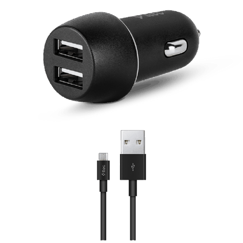 Ttec Car Charger Dual USB 3.1A + Micro USB Cable / 2CKS21MS