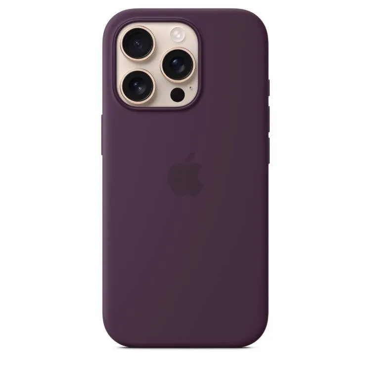 Çexol Apple iPhone 16 Pro Silicone Case with MagSafe - Plum (MYYM3ZM/A) — Smart home