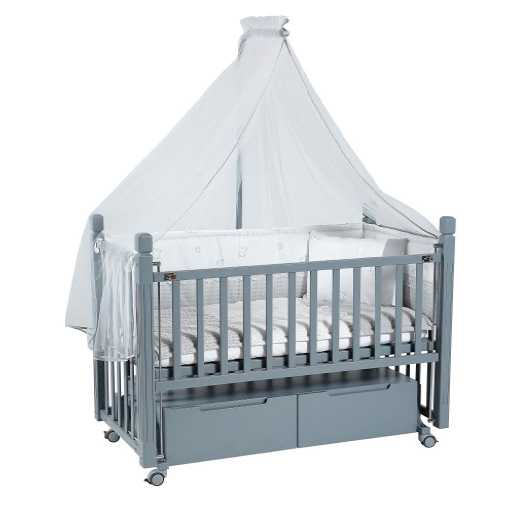 Beşik Tahterevalli Viva 86507 Boz — Uşaq otağı, Bakı (5)