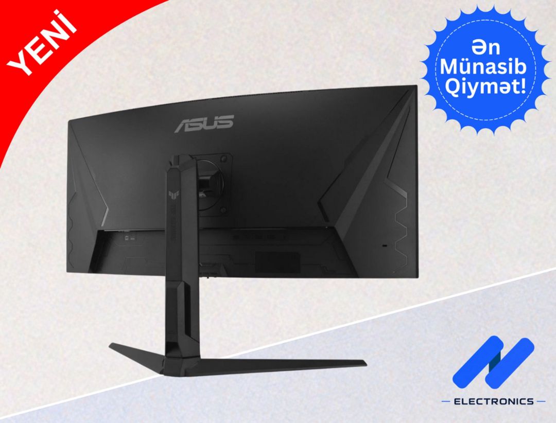Monitor Asus tuf gamıng VG34VQL3A 180Hz 34" 3.5K curved — Elektronika, Bakı (3)