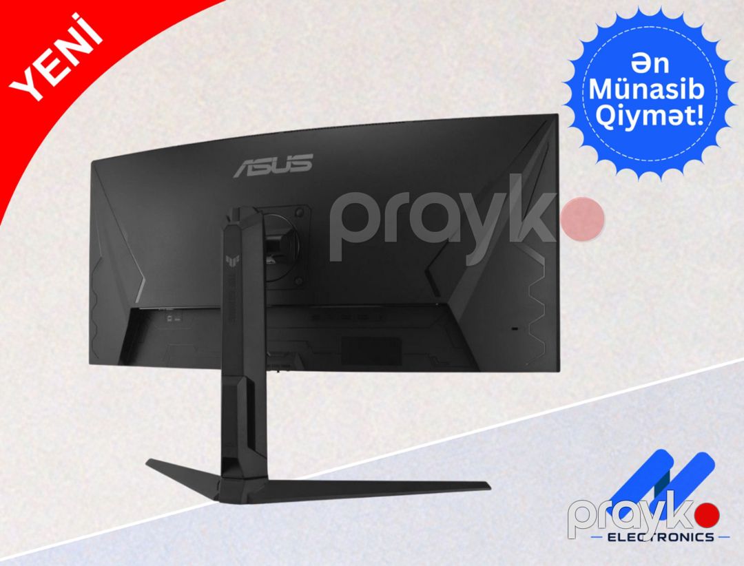 Monitor Asus tuf gamıng VG34VQL3A 180Hz 34" 3.5K curved — Kompüterlər və noutbuklar, Bakı (3)
