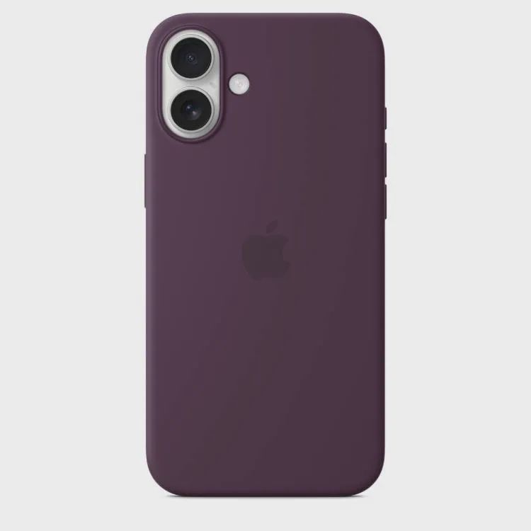 Çexol Apple iPhone 16 Plus Silicone Case with MagSafe - Plum (MYYD3ZM/A) — Çexollər, Bakı