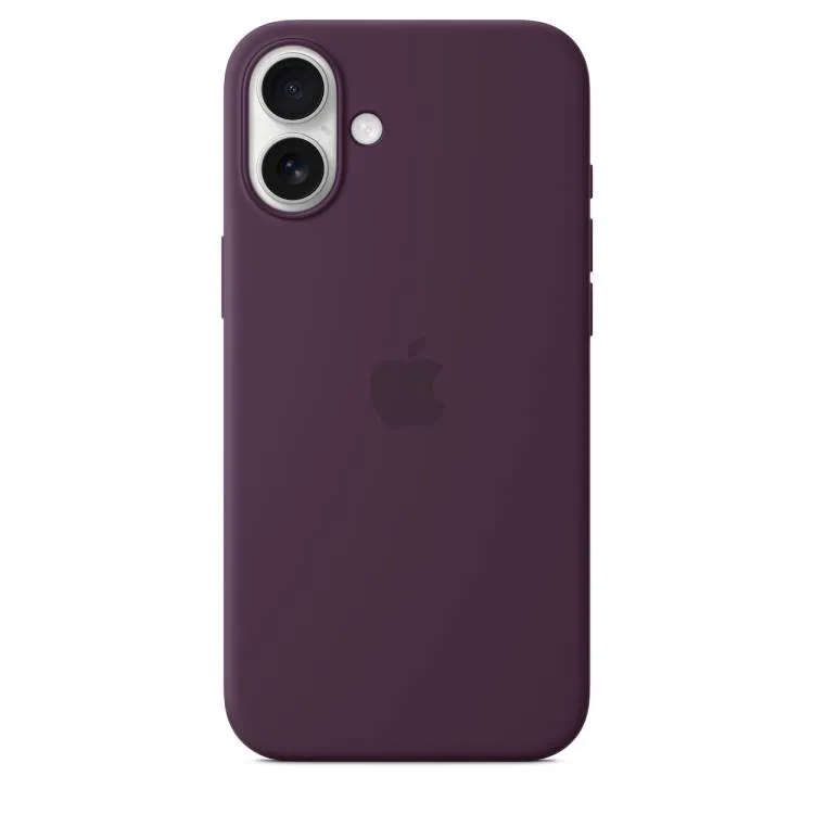 Çexol Apple iPhone 16 Plus Silicone Case with MagSafe - Plum (MYYD3ZM/A) — Bakı